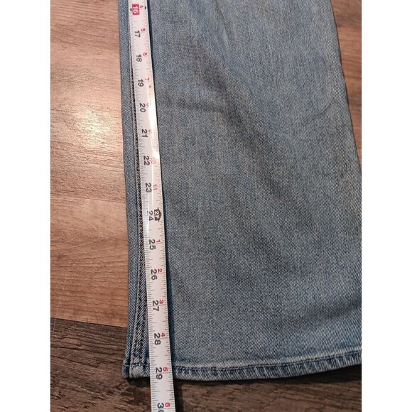 Hollister 90sJeans Womens Distressed Embroided High Rise Dad‎ Jean Stretch Denim - Picture 8 of 12